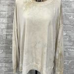 Found Los Angeles Moon Shadow Tie Dye Oversized Sweatshirt Tan Size XL Photo 0