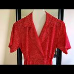 Vintage 50’s Breli Red & White Dress Size 10 Photo 2