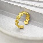 Gold Seashell Ring Photo 2