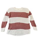 Old Navy Stitchy Pink Stripe Sweater Tunic XL Photo 1