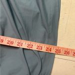 Title Nine  Slate Blue Super Soft Funnel Neck Cinch Side Pull Over Top Medium Photo 6