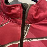Realtree  Hot Pink Camo 1/4 Zip Thumb Hole Pullover Fleece Jacket Size Medium Photo 7