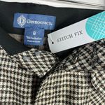 Democracy Ab-Solution Madeleine Houndstooth Ponte Knit Utility Short Skirt 8 new Photo 8