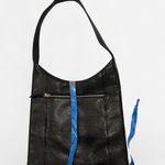 The Sak Black Pebbled Leather Shoulder Bag Classic Hobo Photo 4