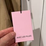 Avec Les Filles  Horse Tan equine embroidered trench coat  Jacket large Photo 5