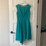 Dress Barn Size 8 Blue Asymmetrical Dress New With Tags. Photo 6