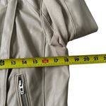 Blank NYC Sandstone Faux Leather Collarless Jacket Women Size Medium | 68 Photo 5