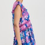 Free People Spring Fling Mini Dress in Ultra Violet Combo Small Photo 14