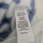 Anthropologie Bailey 44 Stateside Blue and White Striped Fuzzy Mockneck Sweater Size Medium Photo 6