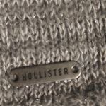 Hollister Co. Grey/Silver Long Sleeve Lace Sheer Top XS Casual Holiday Coquette Photo 9