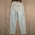 Madewell  Women Size 23 Baggy Straight Jean Blue high‎ waisted denim Pants Photo 9