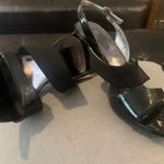 Etienne Aigner  Black wedge heel‎ sandals 10M Photo 1