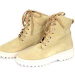Lisa Vicky Women's Adapt Bootie Size 9 NIB Camel Kid Suede Photo 2