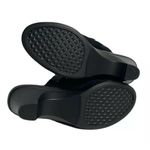 White Mountain Womens  Water Resistant Black Suede Clogs with Sweater Collar 6.5 Photo 9