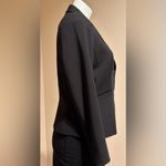 Calvin Klein Black 2 Button Jacket With Pockets Metal Buttons SZ 8 Good … Photo 6
