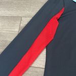 EIS Cool Sun Shirt Long Sleeve 1/4 Zip Equestrian Shirt Black Red Size‎ Small Photo 6