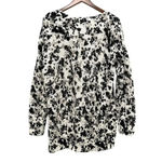 525 America 525 Animal Print Knit Cardigan Sweater Pockets 100% Cotton Lounge Cozy S Photo 2