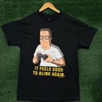 King of the Hill "It Feels Good to Blink Again" T-shirt, size medium Photo 0