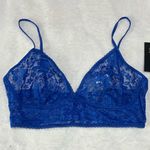 NWT INC International Concepts Women’s Lace Bralette | Size: L | Deep Cobalt Blue Size L Photo 1