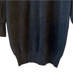 Exlura Women's Black Sweater Dress M Long Sleeve Bodycon High Neck Photo 9