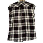 Rails Shirt Women’s S Small Red Black White Plaid Button Up Short Sleeve Casual Photo 2