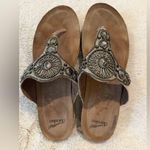 Dansko Women's Pamela Thong Taupe Jewelled Size 41 Photo 2