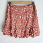 Lulus Lulu’s Carnation Crush Terra Cotta Floral Print Two-Piece Dress Sz Small Photo 5