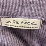 We The Free  Purple Ribbed Knit Juicy Longsleeve Cowl Neck Sweater Size Large NWT Photo 4