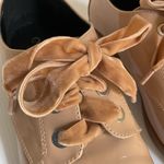 Abound Oxford Shoes Patent Leather Nude Velvet Laces Size 9.5 Women’s Photo 5