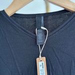 SKIMS  Soft Lounge V-Neck Tank Mini Dress in Soot, Size X-Small Photo 6