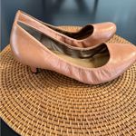 Me Too  Women's Tan Leather heels Photo 1