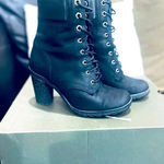 Timberland  Glancy Black Boots women’s size 6 Photo 0