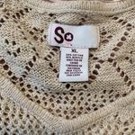 SO 3/$22🌞  Crochet Knit Short Sleeve Sweater Photo 3