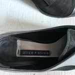 Alice + Olivia oxford shoes size 6 36 pointed toe flats black Photo 9