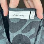 Chalmers green black animal print nightgown midi cotton women’s large/12 pajamas Photo 5