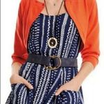 CAbi  #5008 Cropped Piccolo Shrug Cardigan Tiger Lily Orange XS Photo 4