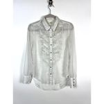 Free People Free people polka dot button up top Photo 5