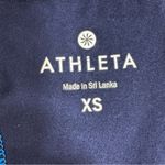 Athleta  Chi‎ Racerback Athletic Tank Top Navy Blue XS Photo 6