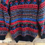 Western Connection Multi Color Eyelash‎ Sweater Size Small Black Photo 4