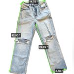 Cello Deconstructed Distressed Button Up Light Wash Raw Hem Jean Women’s Size 28 Photo 4