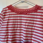 Alfred Dunner Petite  coral striped top Photo 6