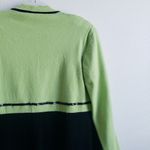 Escada Vintage Color Block 2 Piece Blouse Set Green Size M Photo 7