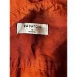 Babaton  Shirt Women Medium Button Front‎ Utility Roll Tab Long Sleeve Photo 5