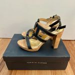 Tommy Hilfiger Edessa Black Cork Heels Photo 1