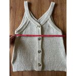 Madewell Rainbow Marbled Wakefield Button Front Sweater Tank XS Photo 5