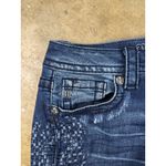 Miss Me Signature Ankle Skinny Jeans Women’s 27 Blue Mid-Rise Embellished Photo 2