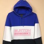 Women’s Color Block “BURTON SNOWBOARDS” Graphic Fleece Lined Hoodie Photo 1