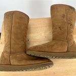UGG  Brown Suede Boots with Shearling Lining Photo 8