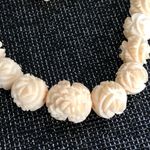 Rosette Vintage  Bone like necklace Photo 5