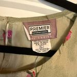 Floral Green Sleeveless Dress Size L Photo 1